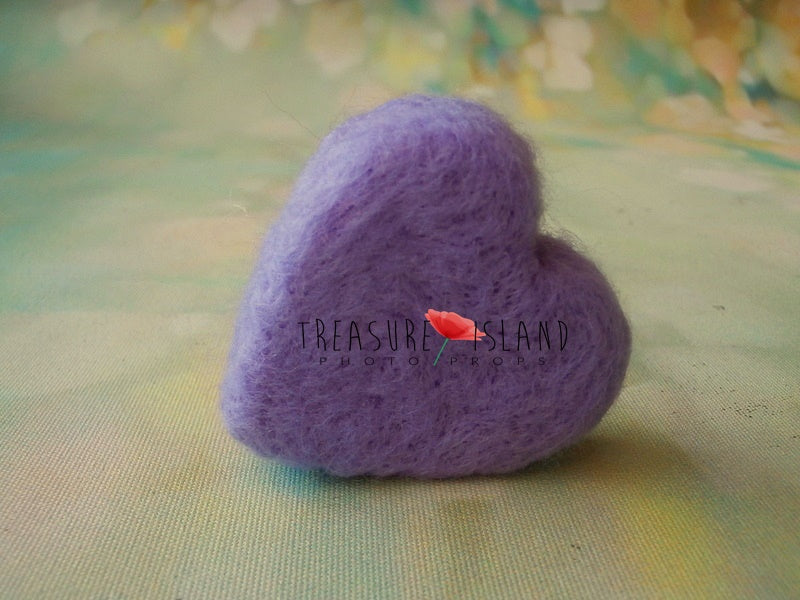 FELTED HEART - merino woolen