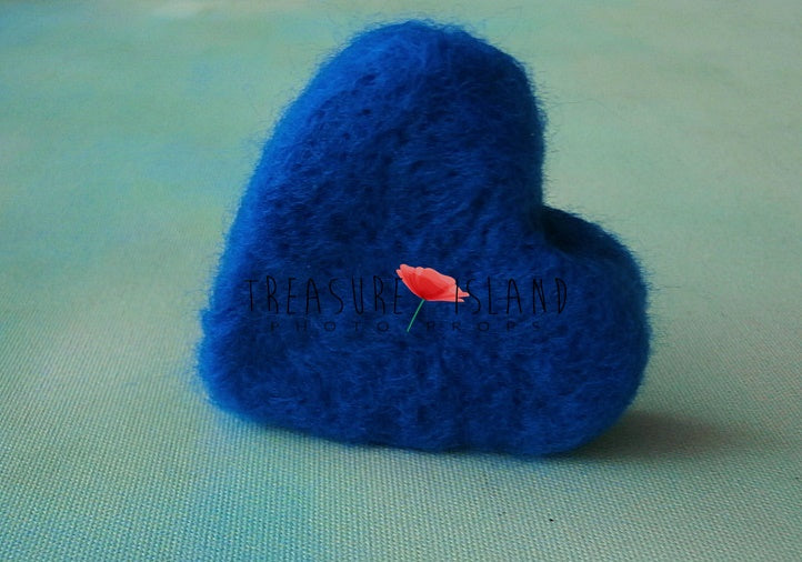 FELTED HEART - merino woolen