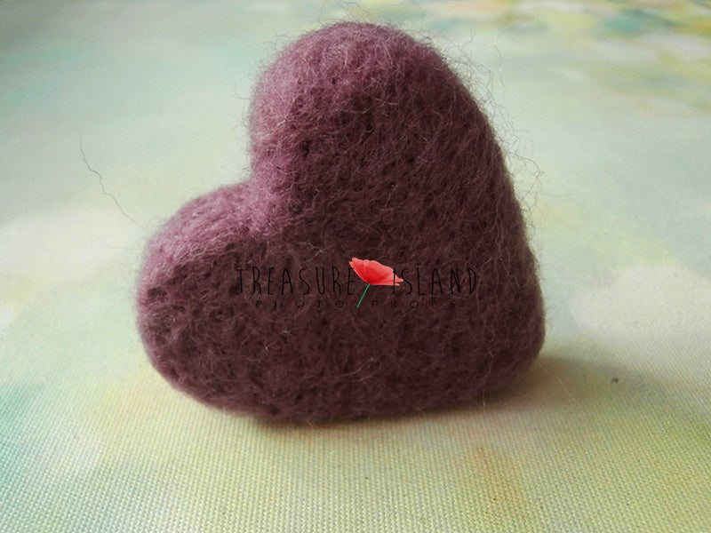 FELTED HEART - classic woolen