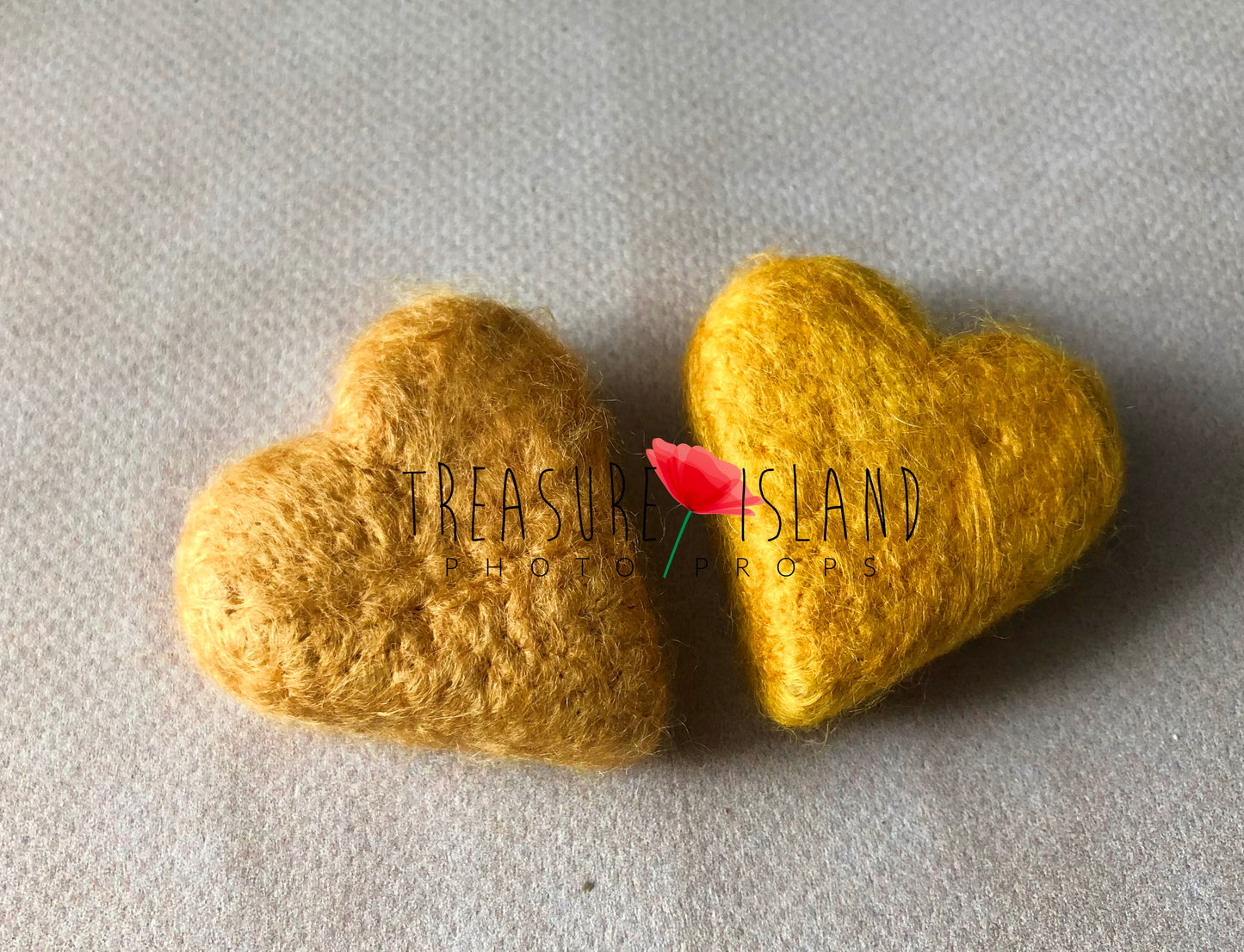 RTS GLITTER FELTED HEARTS - Xmas props Christmas props